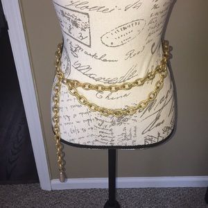 Vintage 94’ Authentic gold plate heavy chain belt